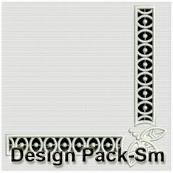 Elegant Cutwork Corners(Sm) machine embroidery designs