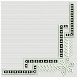 Elegant Cutwork Corners 02(Lg) machine embroidery designs