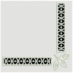 Elegant Cutwork Corners 04(Sm) machine embroidery designs