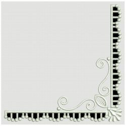 Elegant Cutwork Corners 08(Lg) machine embroidery designs