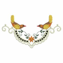 Heirloom Bird Cutworks 02 machine embroidery designs