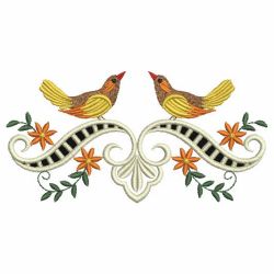 Heirloom Bird Cutworks 04 machine embroidery designs