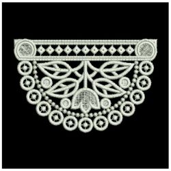 FSL Flower Lace Borders 06 machine embroidery designs