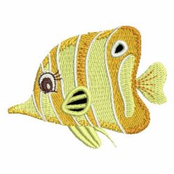 Tropical Fish Cutworks 04 machine embroidery designs