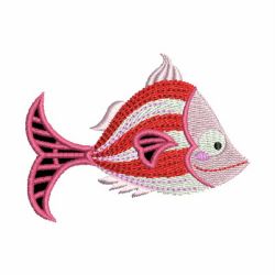 Tropical Fish Cutworks 06 machine embroidery designs