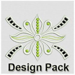 Heirloom Flower Cutworks 3 machine embroidery designs