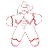 Redwork Gingerbread 02(Md)