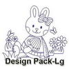 Redwork Cute Rabbit(Lg)