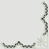 Elegant Cutwork Corners 10(Md)