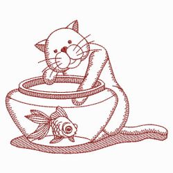 Redwork Cats 02(Lg)