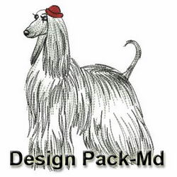 Vintage Dogs(Md) machine embroidery designs