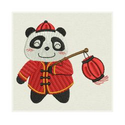 Happy Chinese Panda 03 machine embroidery designs