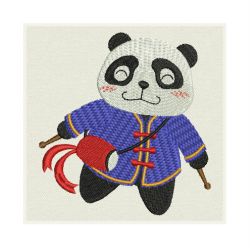 Happy Chinese Panda 07 machine embroidery designs