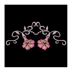 Decorative Morning Glory 01(Sm) machine embroidery designs