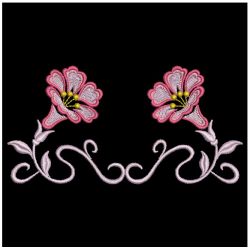 Decorative Morning Glory 02(Md) machine embroidery designs