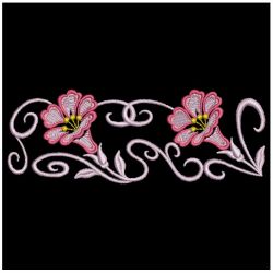 Decorative Morning Glory 03(Lg) machine embroidery designs