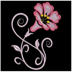 Decorative Morning Glory 05(Md) machine embroidery designs