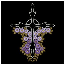 Cross and Rose 10 machine embroidery designs