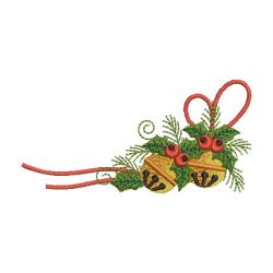 Christmas Round Bells 08 machine embroidery designs