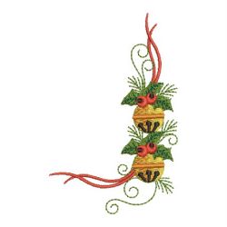 Christmas Round Bells 09 machine embroidery designs