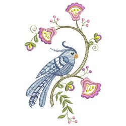 Jacobean Birds 03(Lg) machine embroidery designs