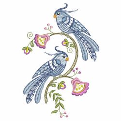 Jacobean Birds 04(Sm) machine embroidery designs