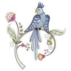 Jacobean Birds 08(Sm) machine embroidery designs