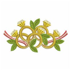 12 days of christmas 05 machine embroidery designs