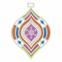 Paletted Christmas Ornaments 01 machine embroidery designs