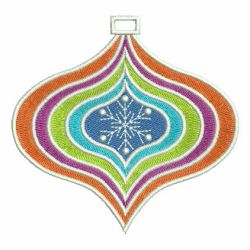 Paletted Christmas Ornaments 02 machine embroidery designs