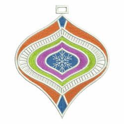 Paletted Christmas Ornaments 06 machine embroidery designs