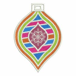 Paletted Christmas Ornaments 07 machine embroidery designs