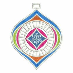Paletted Christmas Ornaments 08 machine embroidery designs