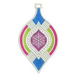 Paletted Christmas Ornaments 10 machine embroidery designs