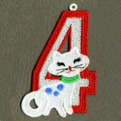 FSL Cat Numbers 04 machine embroidery designs