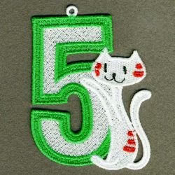 FSL Cat Numbers 05 machine embroidery designs