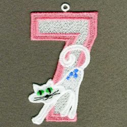 FSL Cat Numbers 07 machine embroidery designs