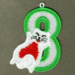 FSL Cat Numbers 08 machine embroidery designs