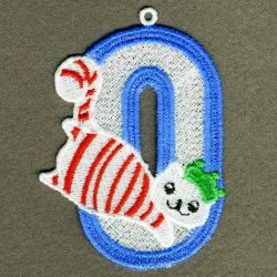 FSL Cat Numbers 10 machine embroidery designs