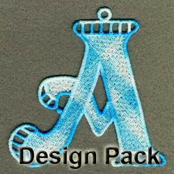 FSL Variegated Alphabets machine embroidery designs