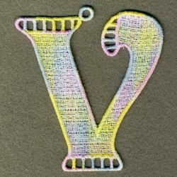 FSL Variegated Alphabets 22 machine embroidery designs