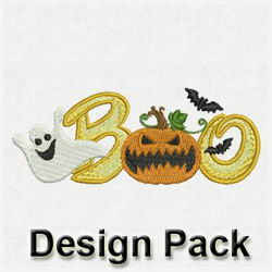 Halloween BOO machine embroidery designs