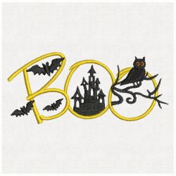 Halloween BOO 01 machine embroidery designs