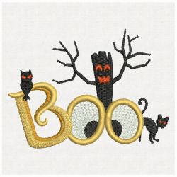 Halloween BOO 04 machine embroidery designs