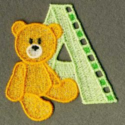 FSL Bear Alphabets 01 machine embroidery designs