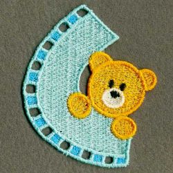FSL Bear Alphabets 03 machine embroidery designs