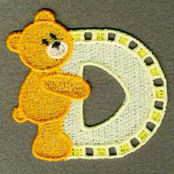FSL Bear Alphabets 04 machine embroidery designs