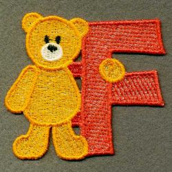 FSL Bear Alphabets 06 machine embroidery designs