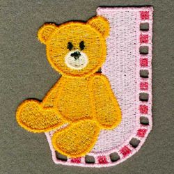 FSL Bear Alphabets 10 machine embroidery designs