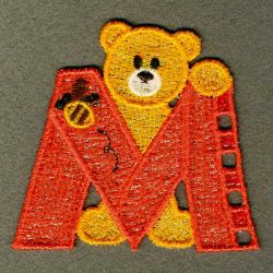 FSL Bear Alphabets 13 machine embroidery designs